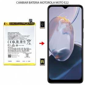 Cambiar Batería Motorola Moto E22