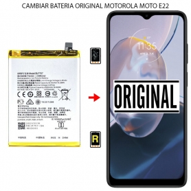 Cambiar Batería Motorola Moto E22 Original
