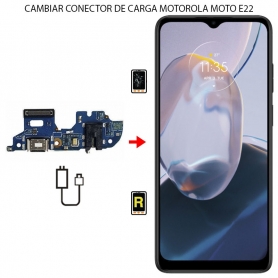 Cambiar Conector De Carga Motorola Moto E22
