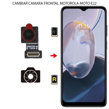 Cambiar Cámara Frontal Motorola Moto E22