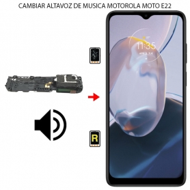 Cambiar Altavoz De Música Motorola Moto E22