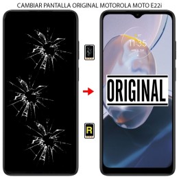 Cambiar Pantalla Motorola Moto E22i Original