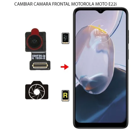 Cambiar Cámara Frontal Motorola Moto E22i