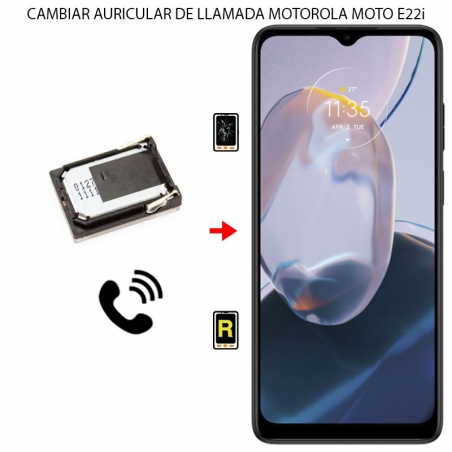 Cambiar Auricular De Llamada Motorola Moto E22i