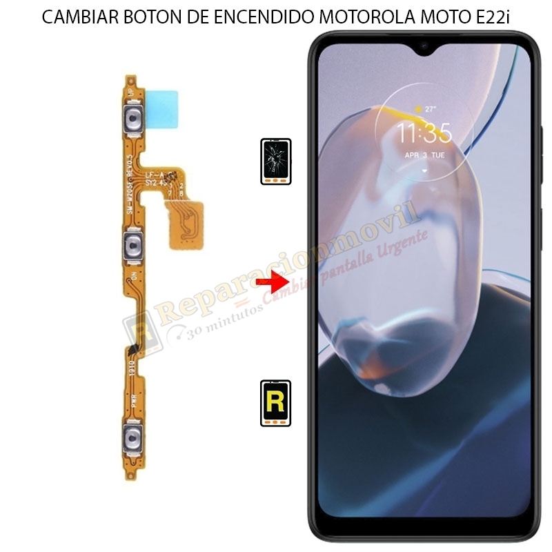 Cambiar Botón De Encendido Motorola Moto E22i