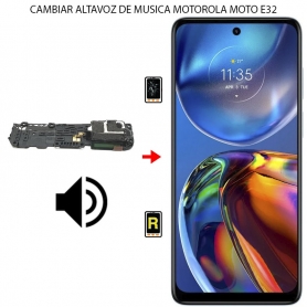 Cambiar Altavoz De Música Motorola Moto E32