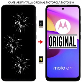Cambiar Pantalla Motorola Moto E40 ORIGINAL