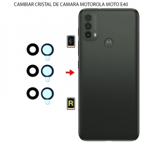 Cambiar Cristal Cámara Trasera Motorola Moto E40