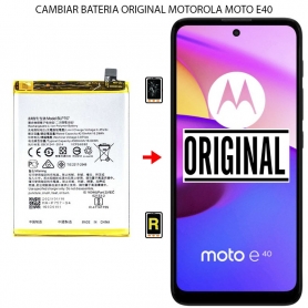 Cambiar Batería Motorola Moto E40 Original