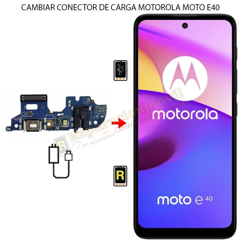 Cambiar Conector De Carga Motorola Moto E40