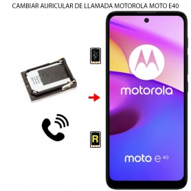 Cambiar Auricular De Llamada Motorola Moto E40