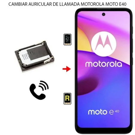 Cambiar Auricular De Llamada Motorola Moto E40