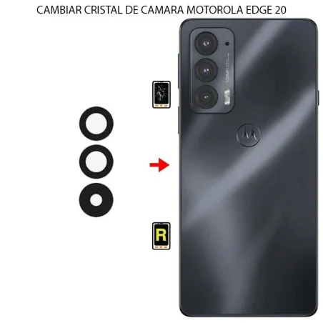 Cambiar Cristal Cámara Trasera Motorola Edge 20