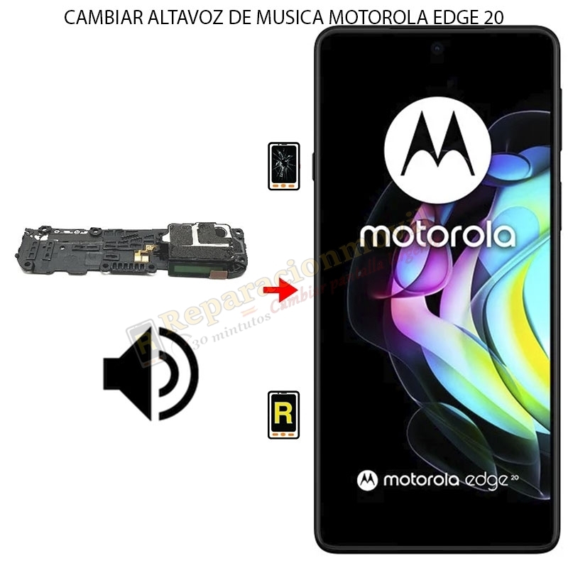 Cambiar Altavoz De Música Motorola Edge 20