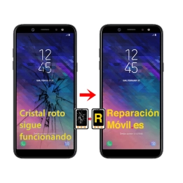 Cambiar Cristal Samsung A6 plus A605