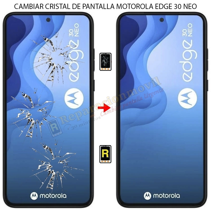 Cambiar Cristal De Pantalla Motorola Edge 30 Neo
