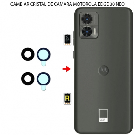 Cambiar Cristal Cámara Trasera Motorola Edge 30 Neo