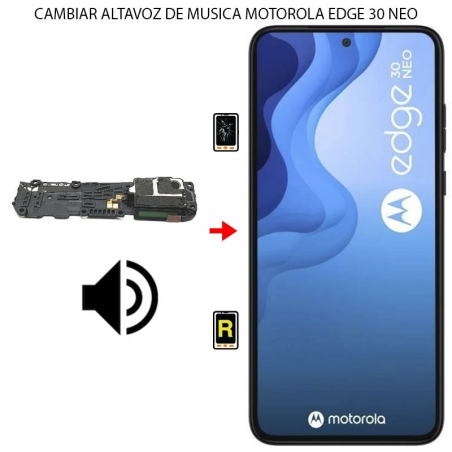 Cambiar Altavoz De Música Motorola Edge 30 Neo