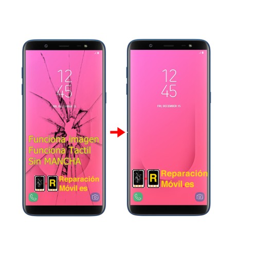 Cambiar Cristal Samsung j8 (2018) J810