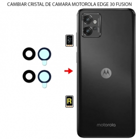 Cambiar Cristal Cámara Trasera Motorola Edge 30 Fusion