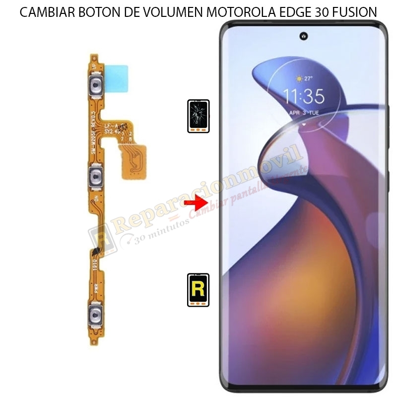 Cambiar Botón De Volumen Motorola Edge 30 Fusion