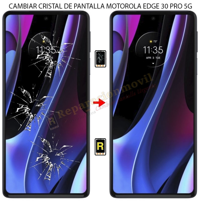 Cambiar Cristal De Pantalla Motorola Edge 30 Pro