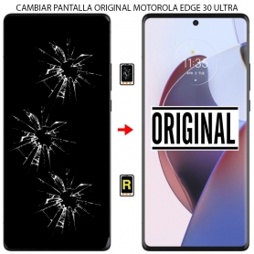 Cambiar Pantalla Motorola Edge 30 Ultra ORIGINAL CON MARCO