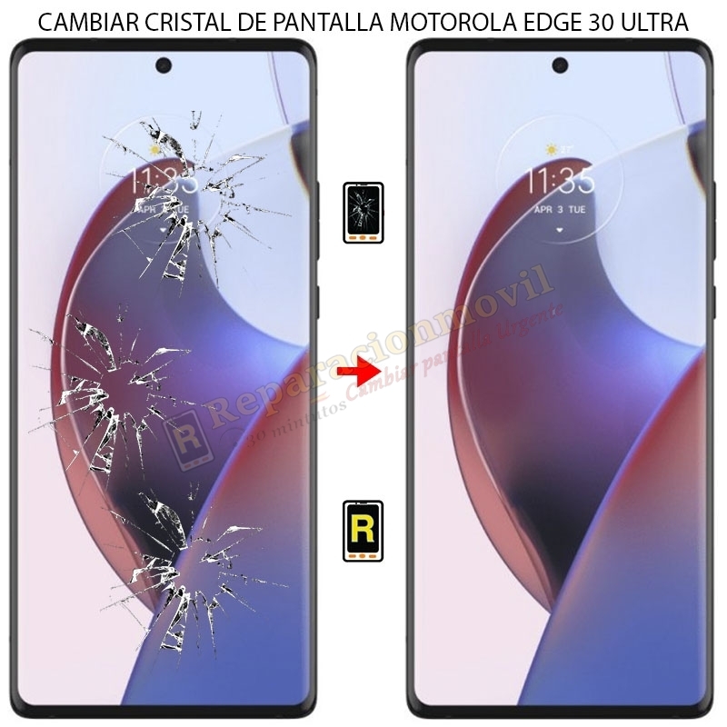 Cambiar Cristal De Pantalla Motorola Edge 30 Ultra