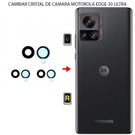 Cambiar Cristal Cámara Trasera Motorola Edge 30 Ultra
