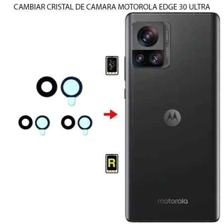 Cambiar Cristal Cámara Trasera Motorola Edge 30 Ultra