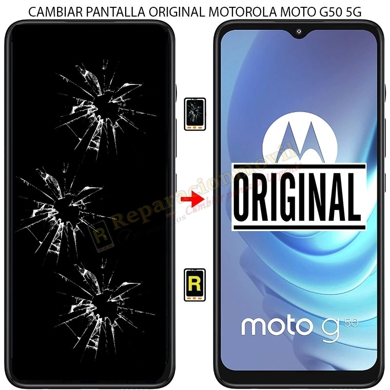 Cambiar Pantalla Motorola Moto G50 5G ORIGINAL