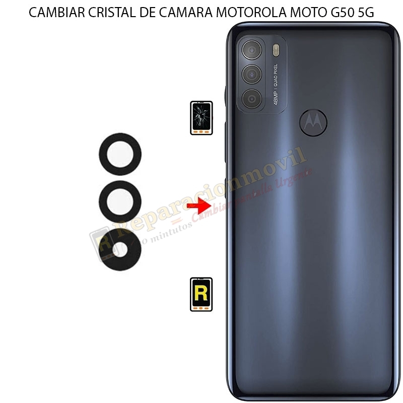 Cambiar Cristal Cámara Trasera Motorola Moto G50 5G