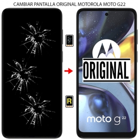 Cambiar Pantalla Motorola Moto G22 ORIGINAL