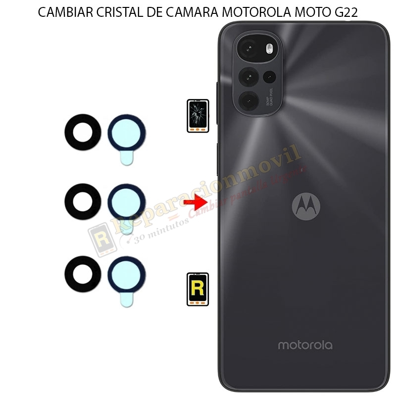 Cambiar Cristal Cámara Trasera Motorola Moto G22
