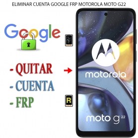 Eliminar Contraseña y Cuenta Google Motorola Moto G22