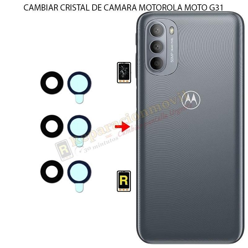 Cambiar Cristal Cámara Trasera Motorola Moto G31