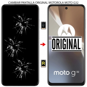 Cambiar Pantalla Motorola Moto G32 ORIGINAL