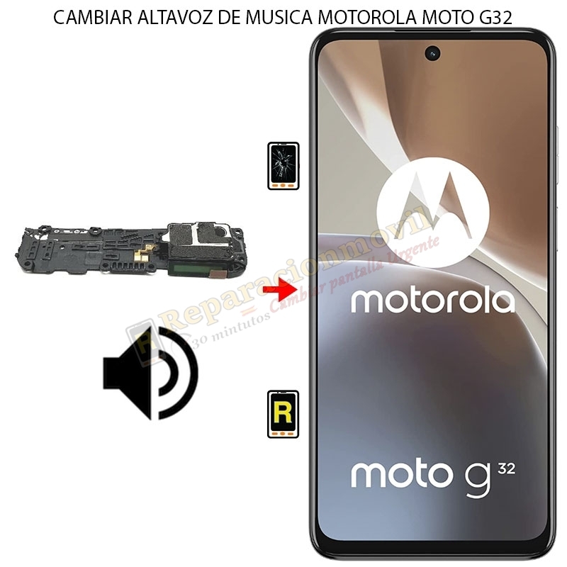 Cambiar Altavoz De Música Motorola Moto G32
