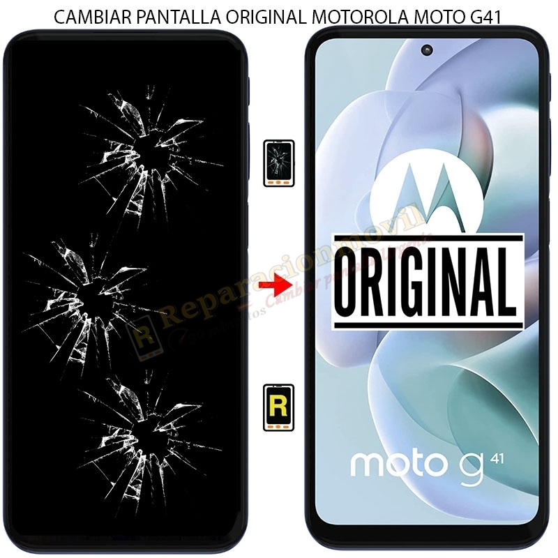 Cambiar Pantalla Motorola Moto G41 ORIGINAL