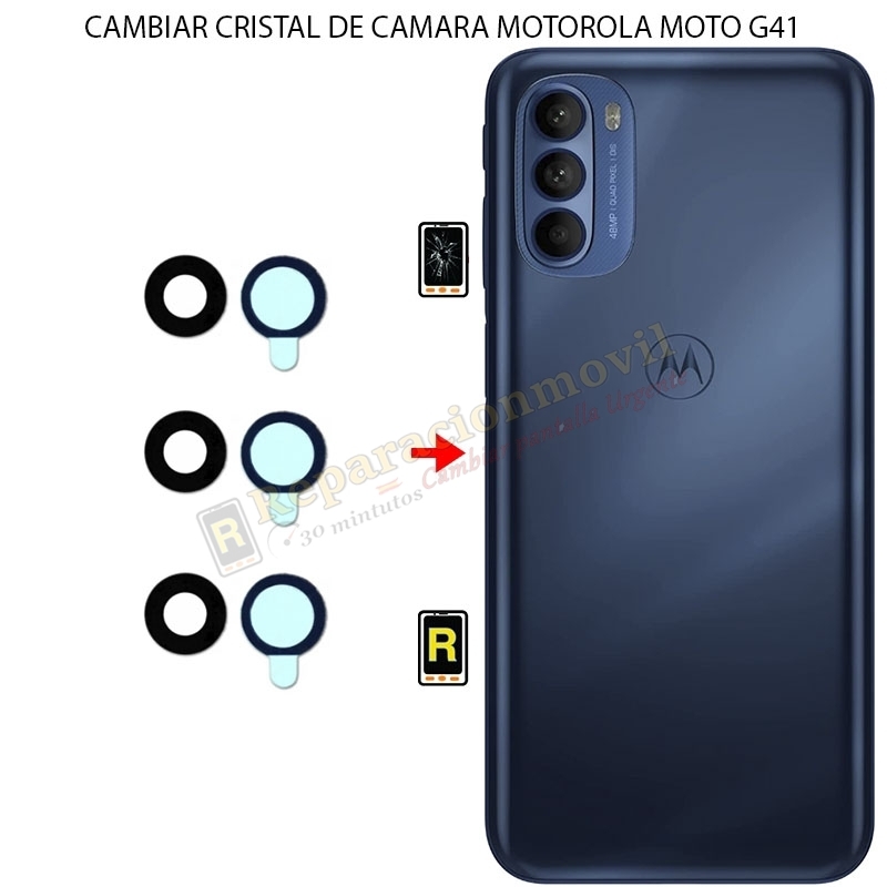 Cambiar Cristal Cámara Trasera Motorola Moto G41