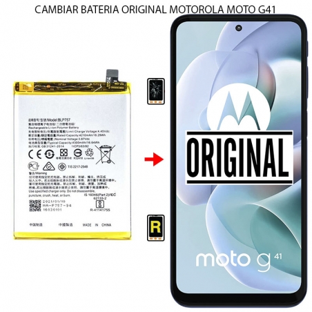 Cambiar Batería Motorola Moto G41 Original