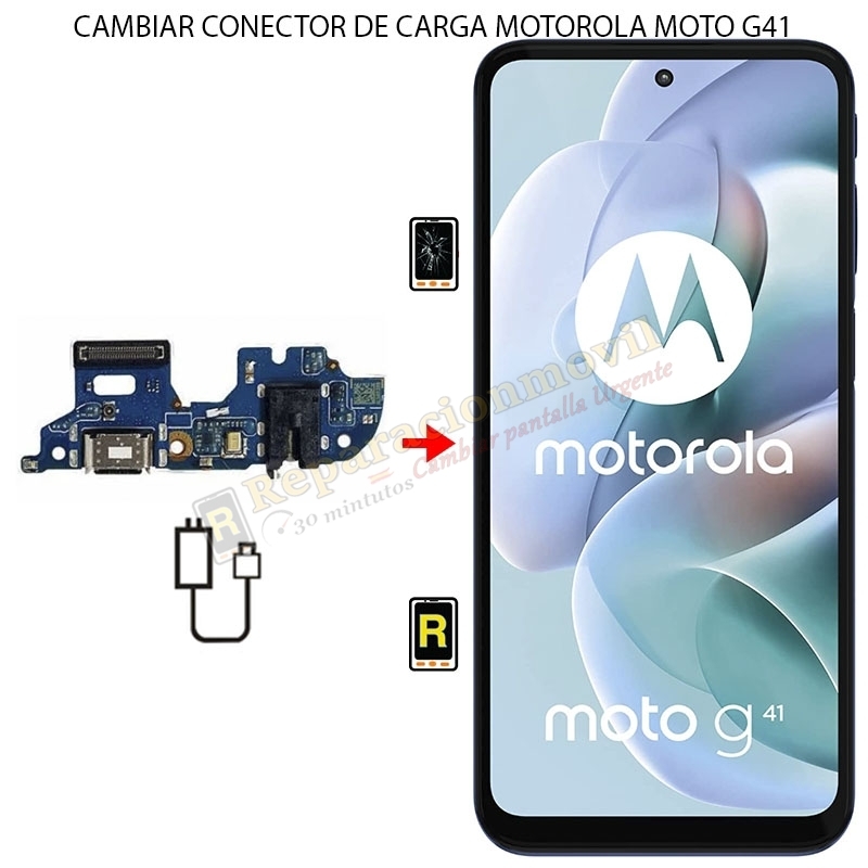 Cambiar Conector De Carga Motorola Moto G41