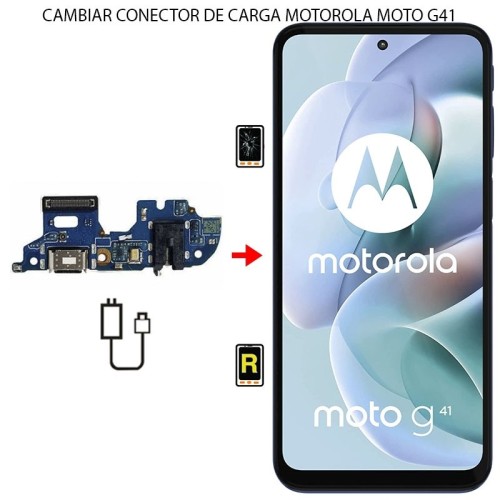 Cambiar Conector De Carga Motorola Moto G41
