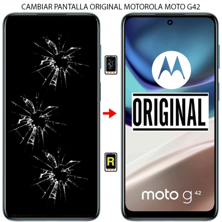 Cambiar Pantalla Motorola Moto G42 ORIGINAL