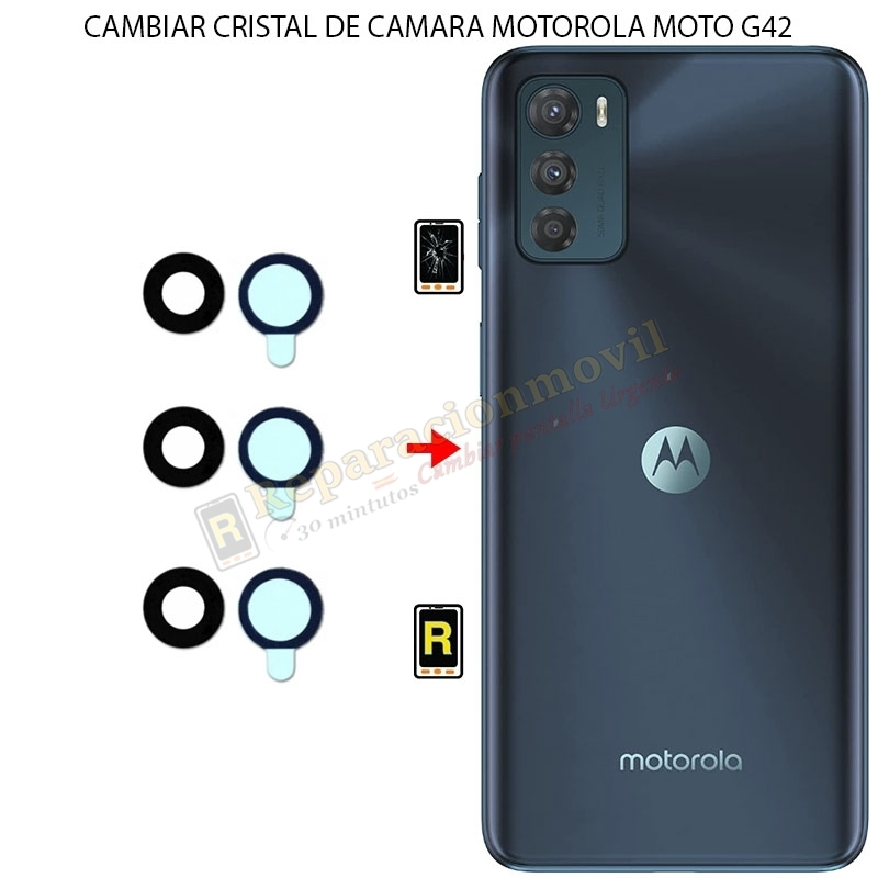 Cambiar Cristal Cámara Trasera Motorola Moto G42