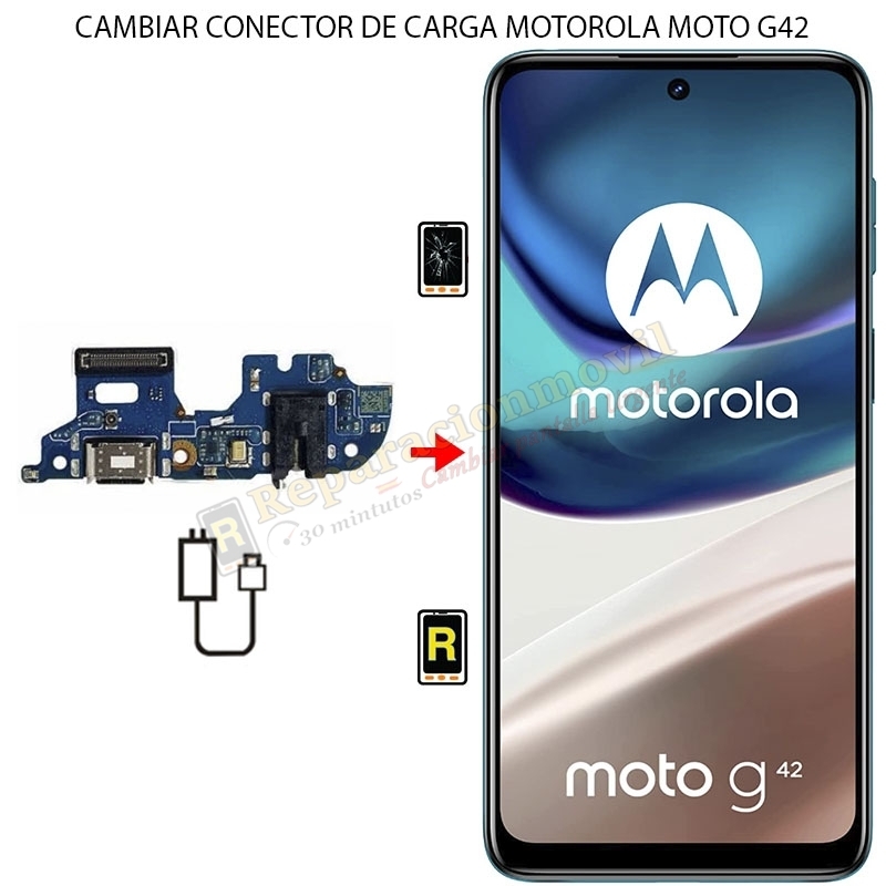 Cambiar Conector De Carga Motorola Moto G42
