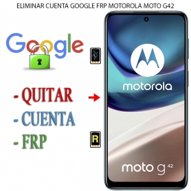 Eliminar Contraseña y Cuenta Google Motorola Moto G42