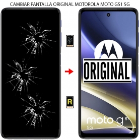Cambiar Pantalla Motorola Moto G51 5G ORIGINAL