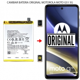 Cambiar Batería Motorola Moto G51 5G Original