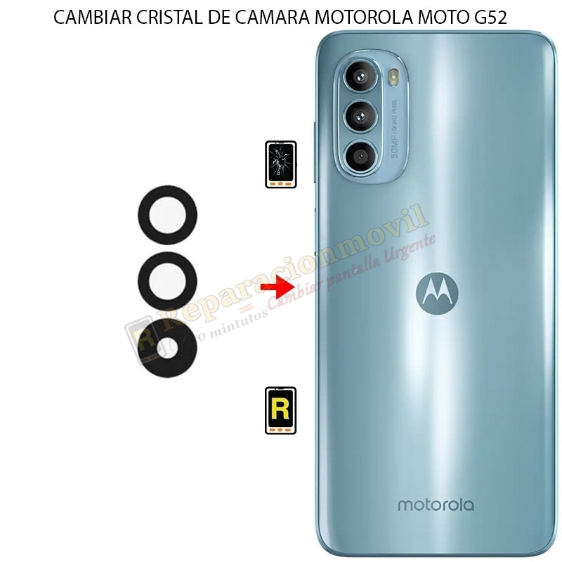 Cambiar Cristal Cámara Trasera Motorola Moto G52